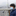 Child with a mask on and city air pollution 