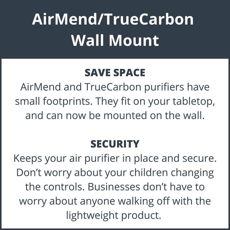 AirMend TrueCarbon wall mount